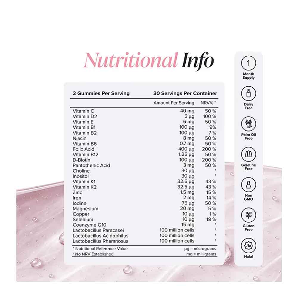 Novomins Nutrition Fertility Gummies 60 Pack