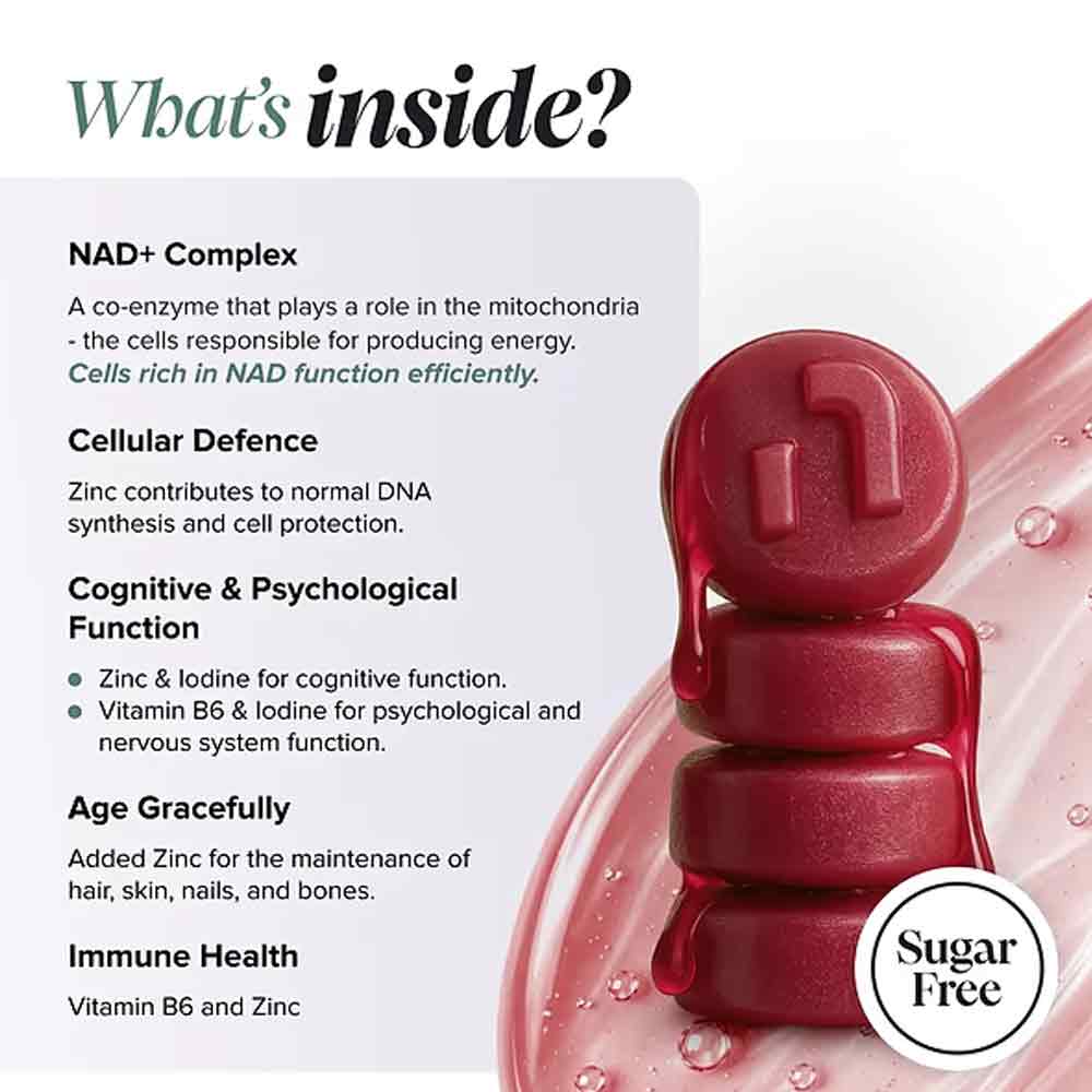 Novomins Nutrition NAD+ Gummies 60 Pack