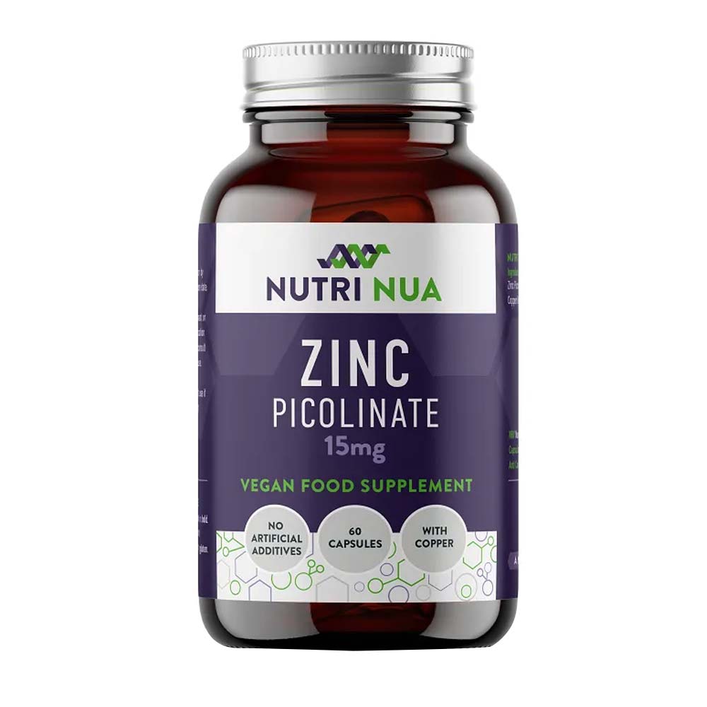 Nutri Nua Zinc Picolinate 15mg 60 Capsules