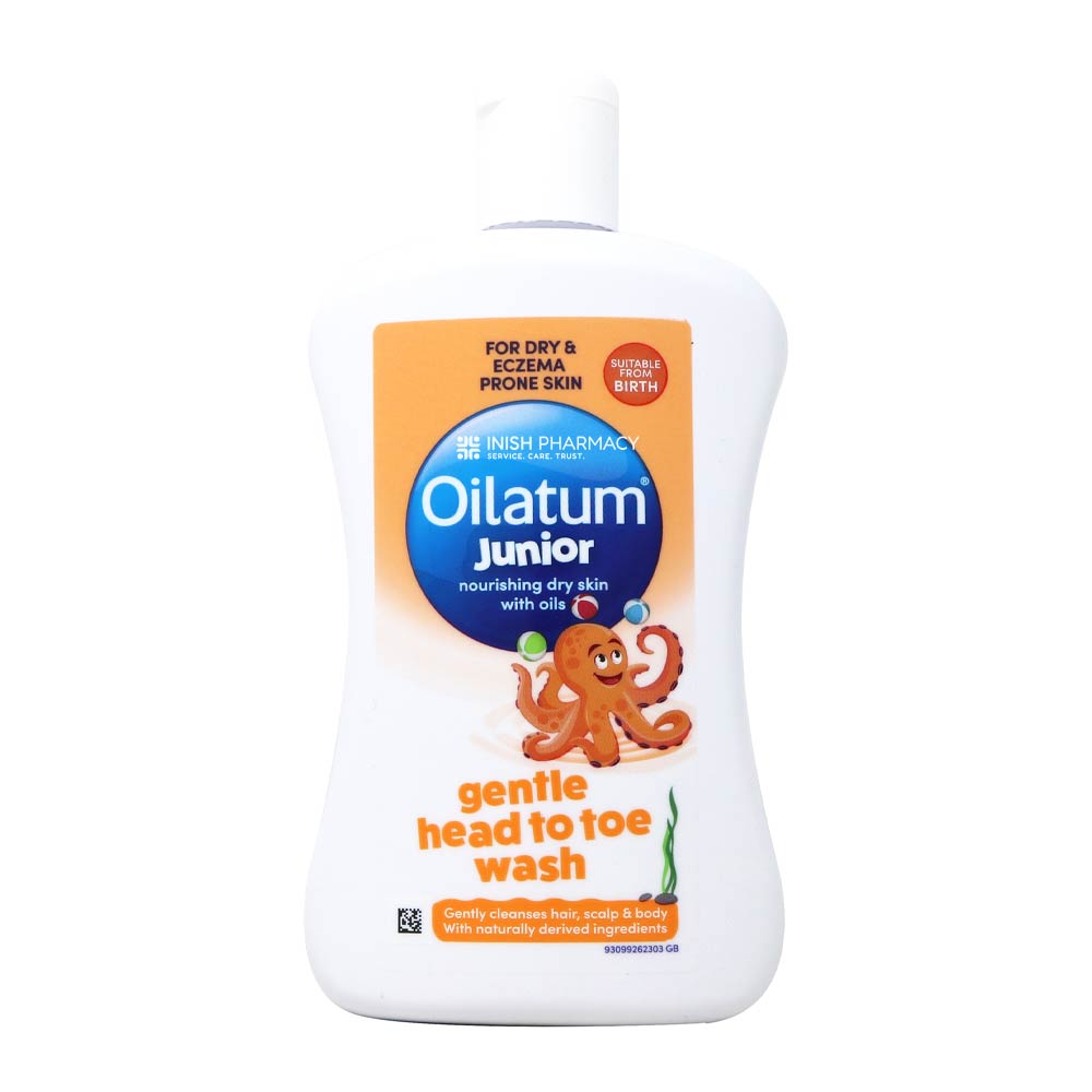 Oilatum Junior Gentle Head To Toe Wash 300ml – dermatologist-developed for healthy skin