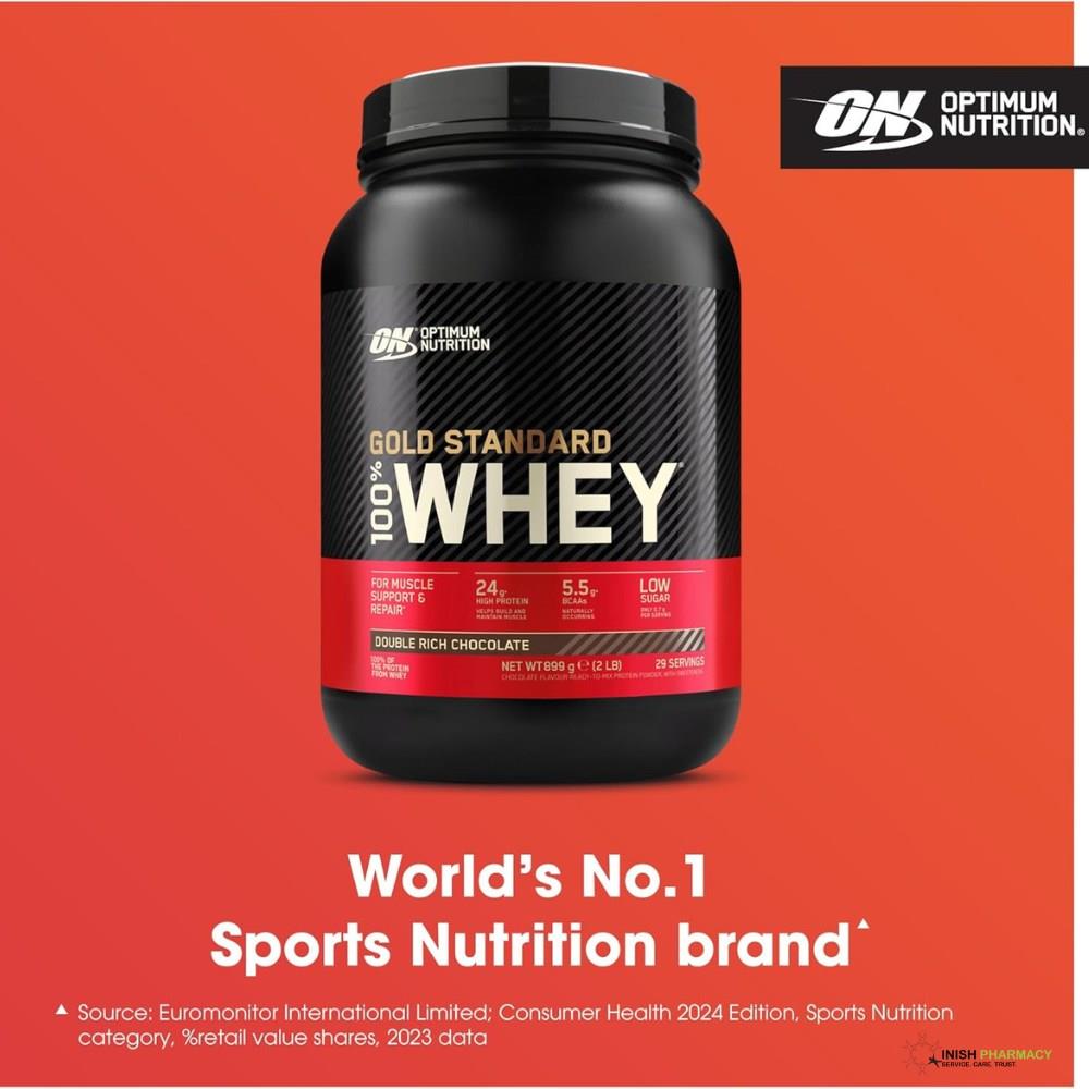 Optimum Nutrition Gold Standard 100% Whey Double Rich Chocolate 900g