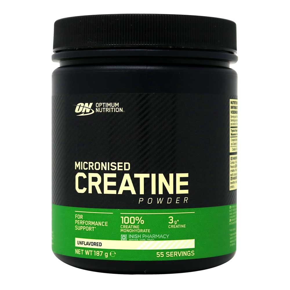 Optimum Nutrition Micronised Creatine Powder Unflavoured 55 Servings 187g