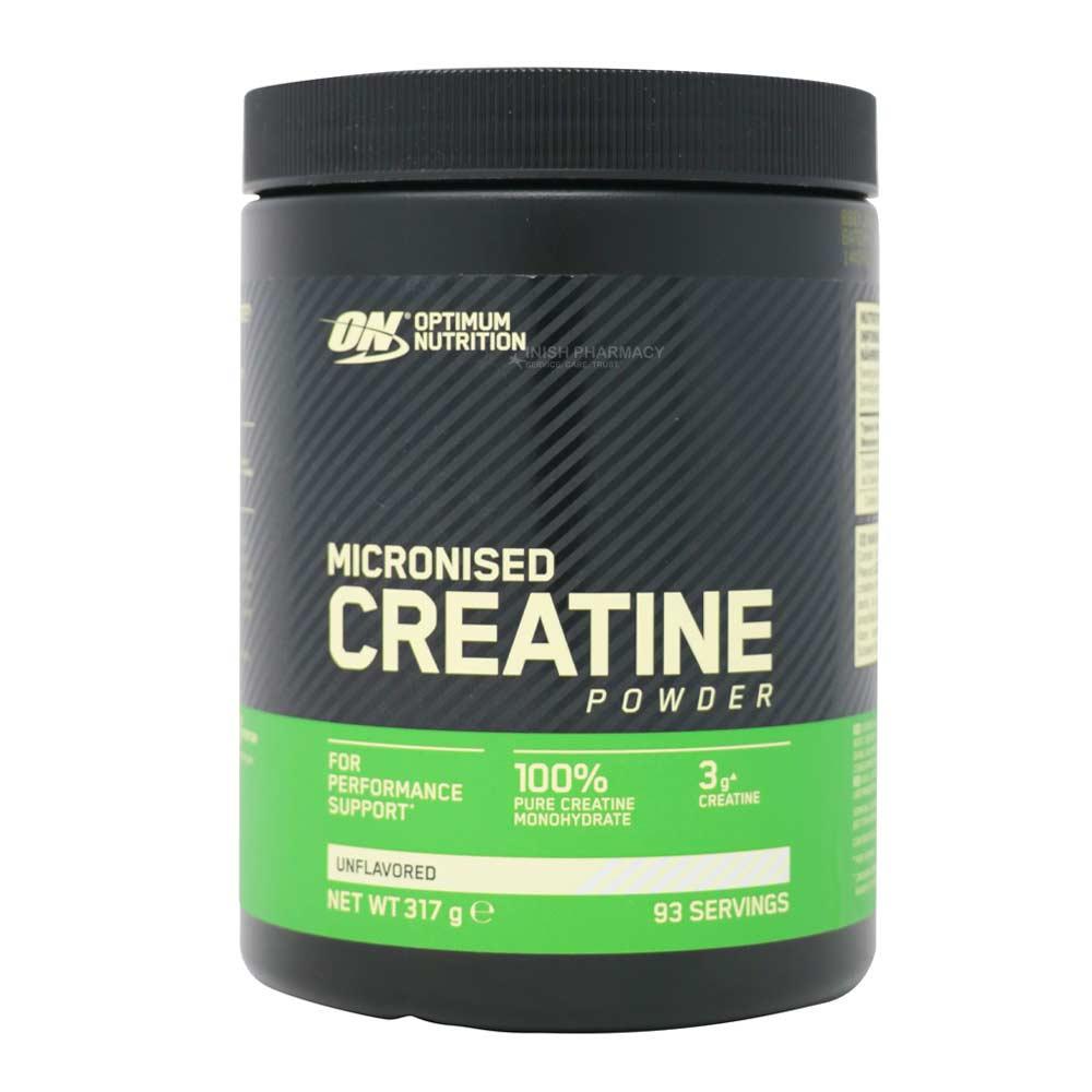 Optimum Nutrition Micronised Creatine Powder Unflavoured 93 Servings 317g