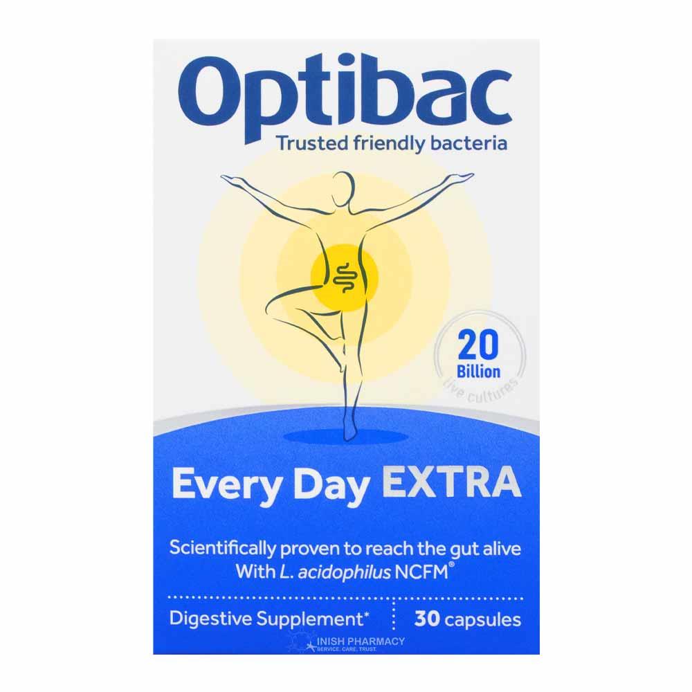 OptiBac Probiotics For Every Day Extra Strength 30 Capsules