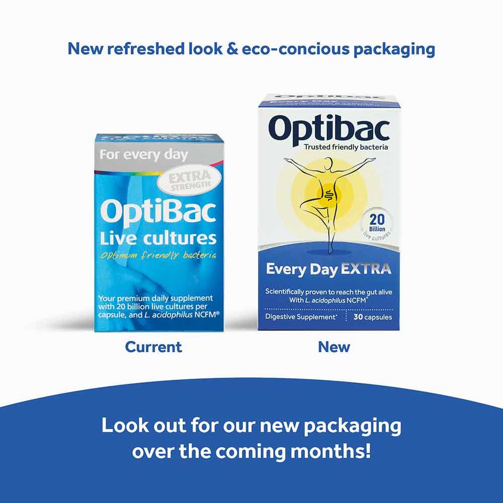 OptiBac Probiotics For Every Day Extra Strength 90 Capsules