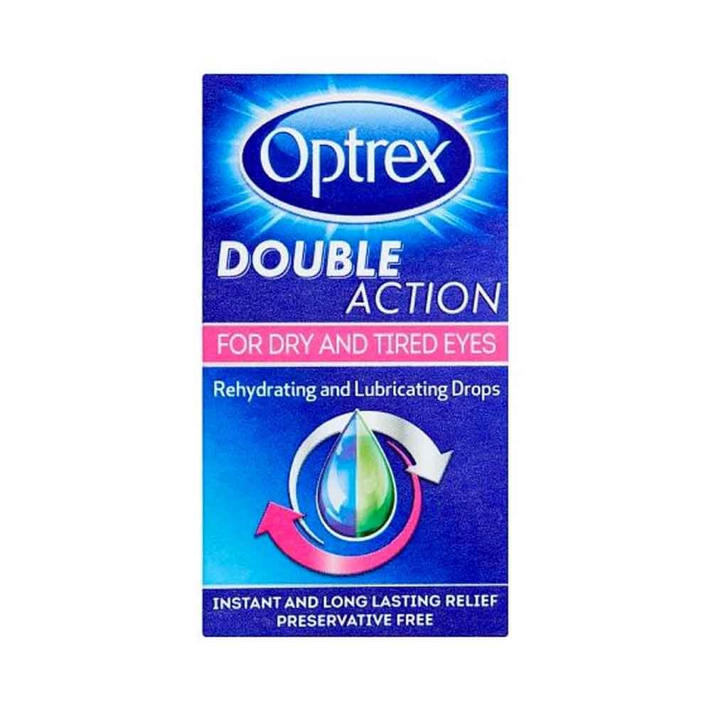 Optrex Double Action Rehydrating Eye Drops For Dry Eyes 10ml