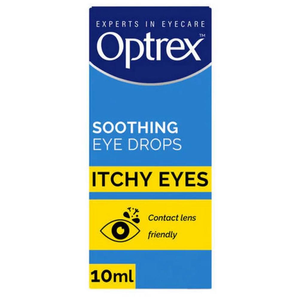 Optrex Soothing Eye Drops For Itchy Eyes 10ml – soothes and relieves itchy, watery allergy eyes