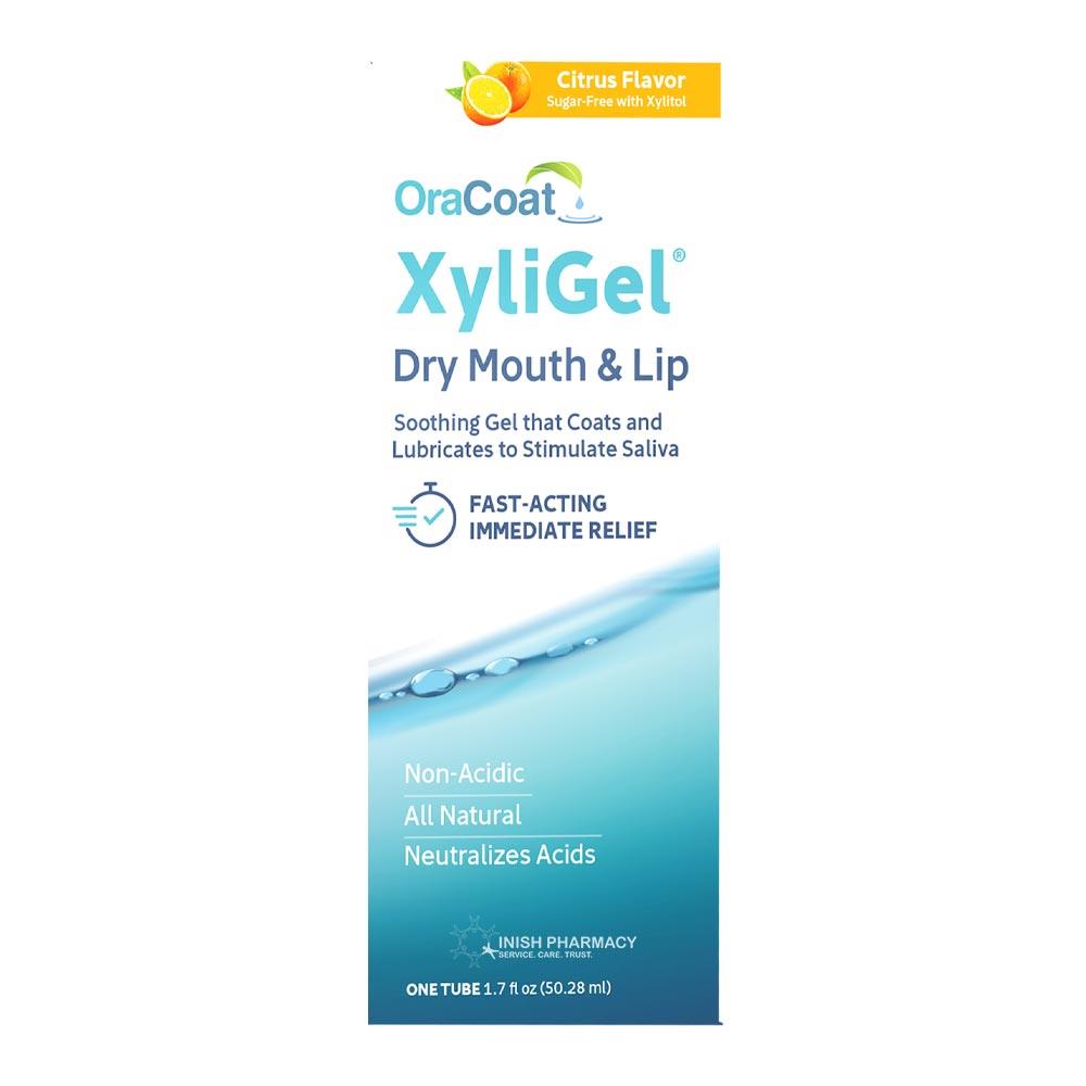 Oracoat XyliGel for Dry Mouth & Lip Soothing Gel Citrus Flavour 50ml