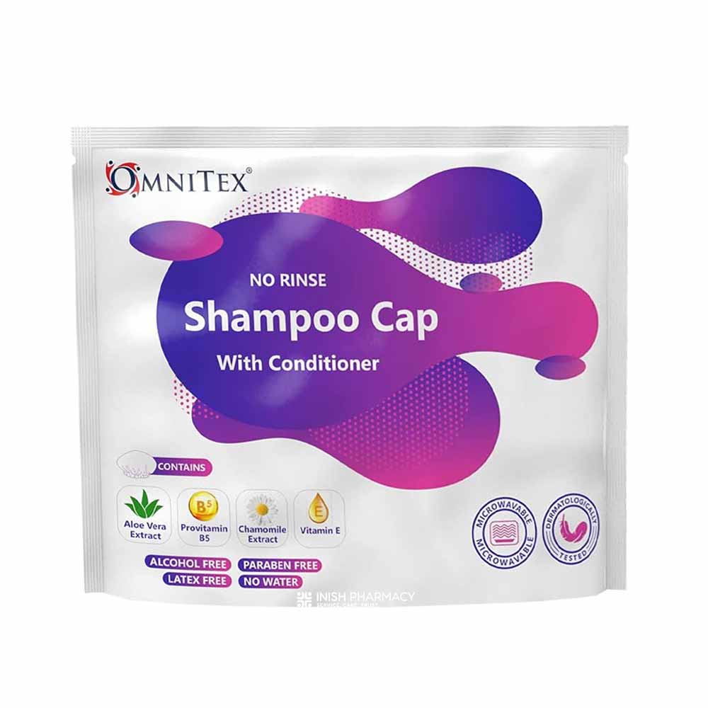 Omnitex No Rinse Shampoo Cap With Conditioner
