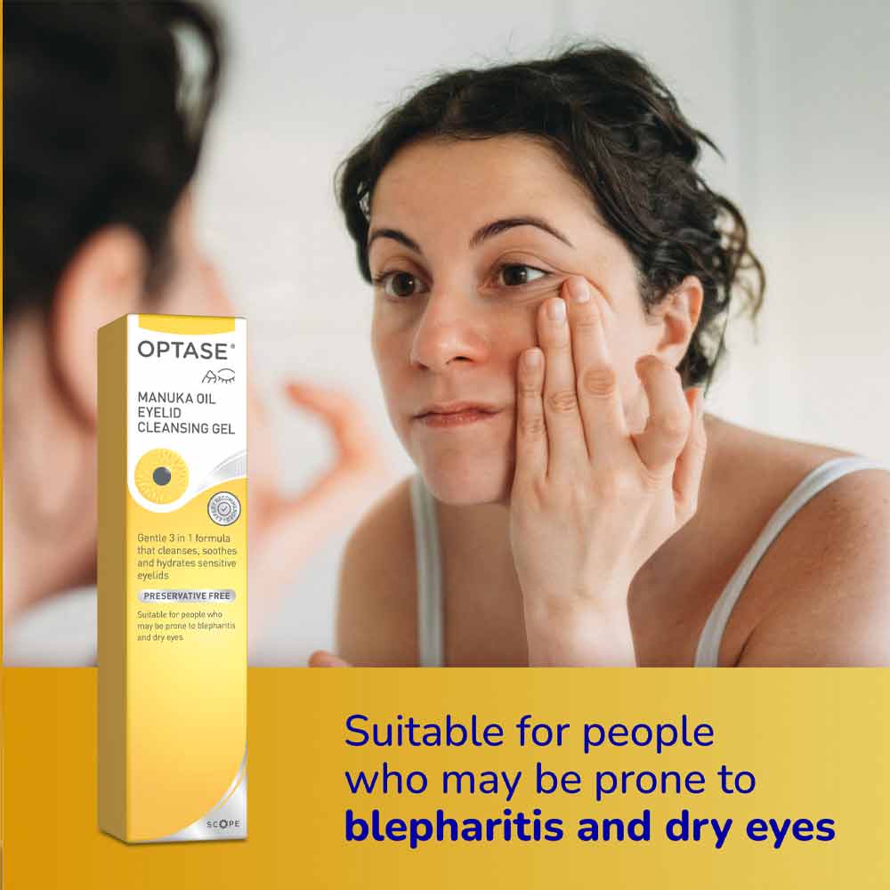 Optase Manuka Oil Eyelid Cleansing Gel 50ml