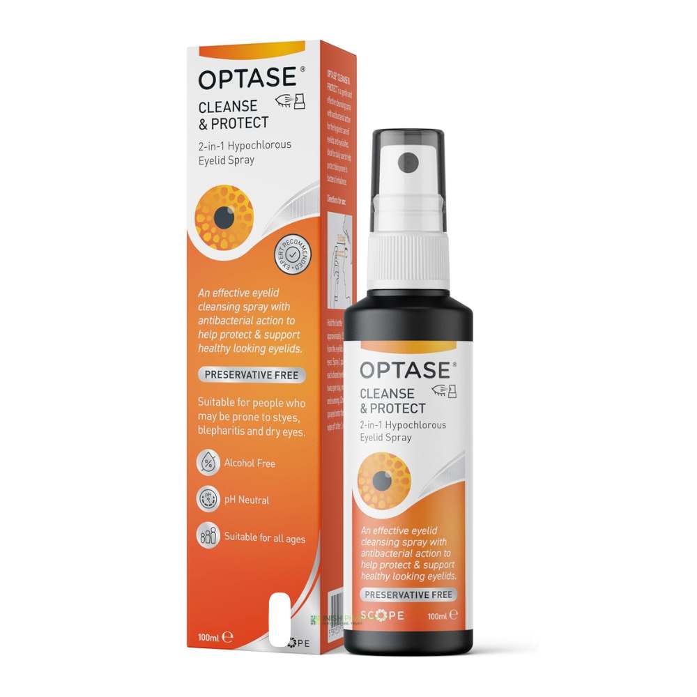 Optase Protect Eye Spray 100ml – soothes and hydrates dry, irritated eyes
