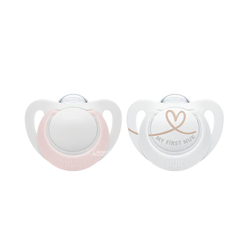 NUK Star Latex Soother Twin Pack 0-6Months