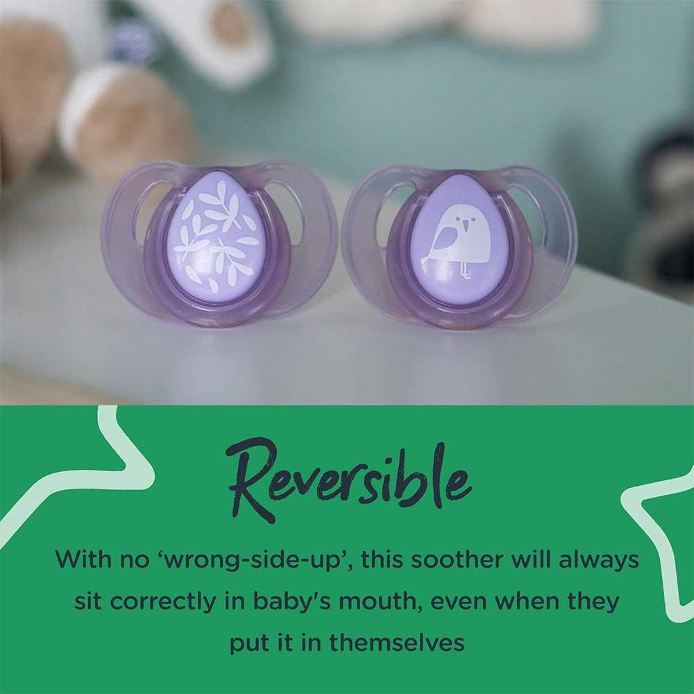 Tommee Tippee Cherry Day Latex Soothers 6-18m 2 Pack