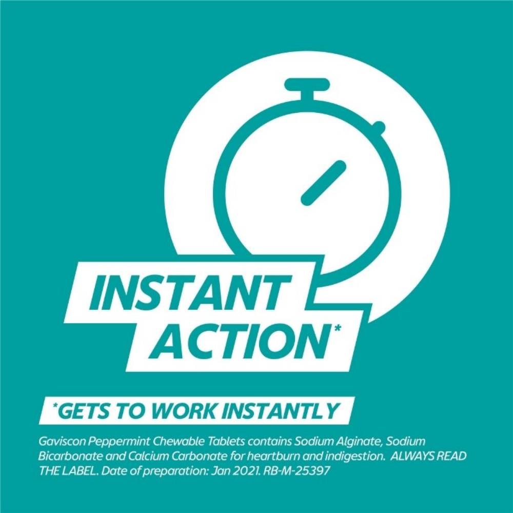 Gaviscon Chewable Tablet Peppermint