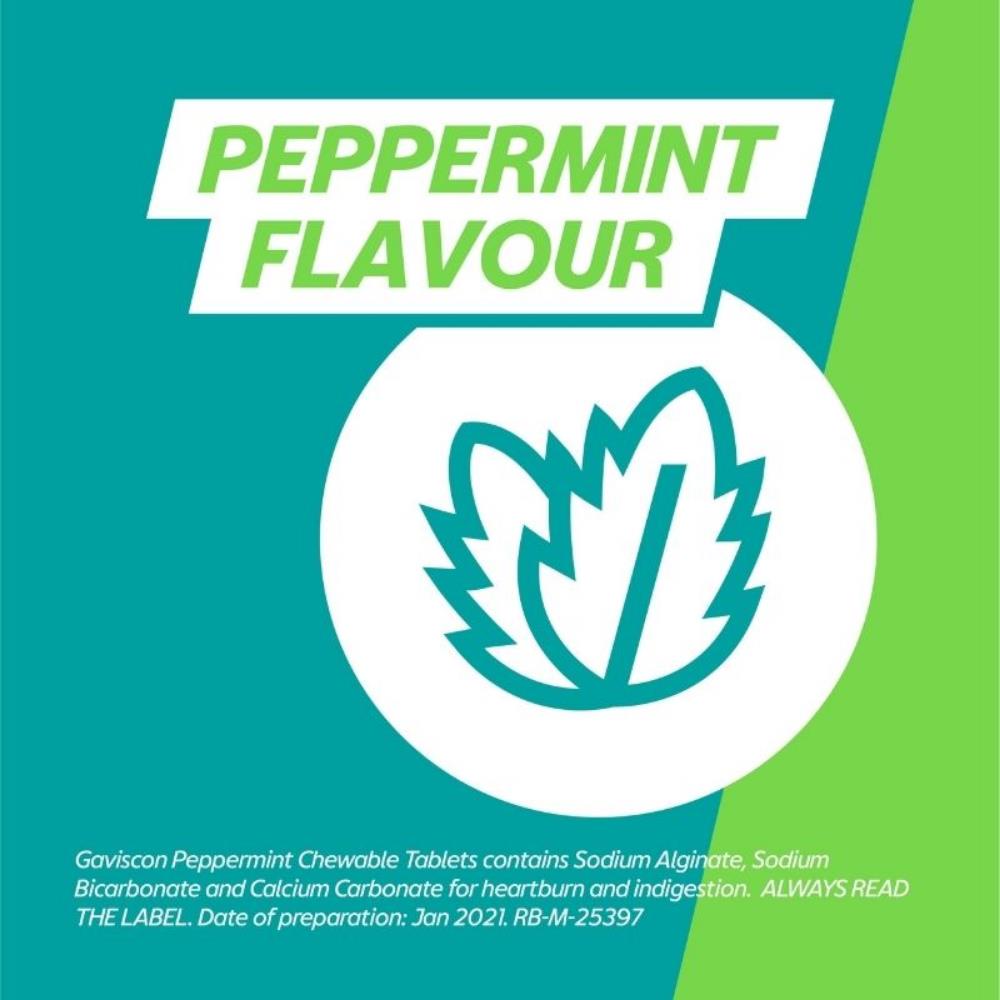 Gaviscon Chewable Tablet Peppermint