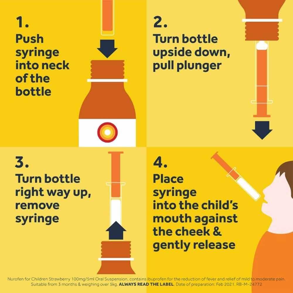 Nurofen For Children 3m+ Strawberry