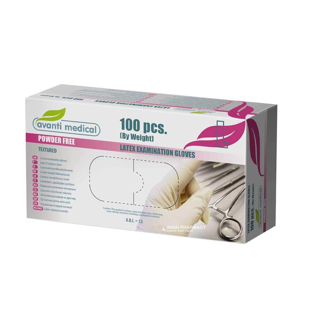Avanti Medical Latex Powder Free Examination Gloves