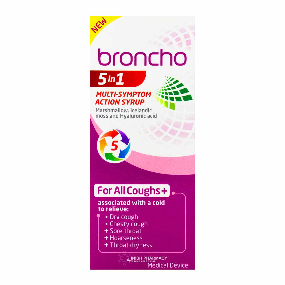 Broncho 5 in 1 Multi-Symptom Action Cough Syrup