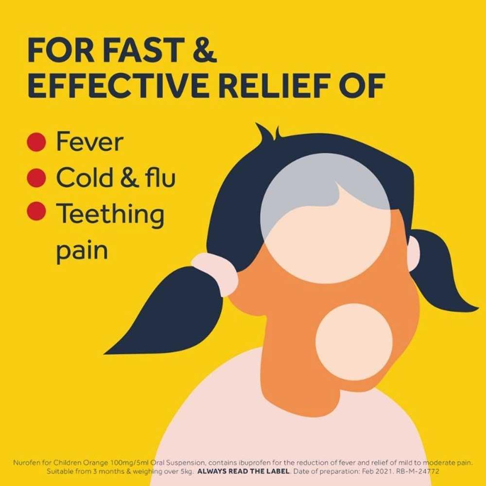 Nurofen For Children 3m+ Orange
