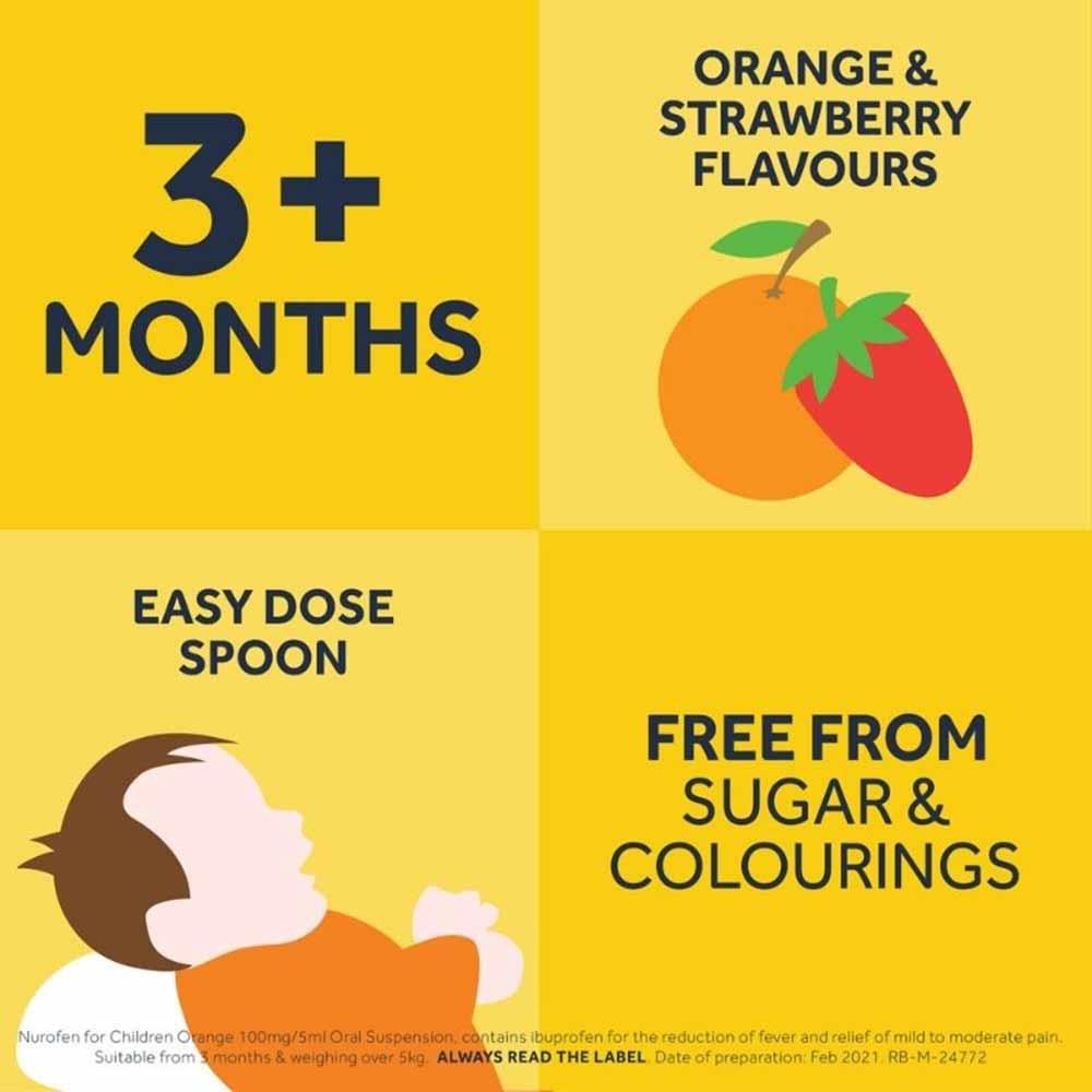 Nurofen For Children 3m+ Orange