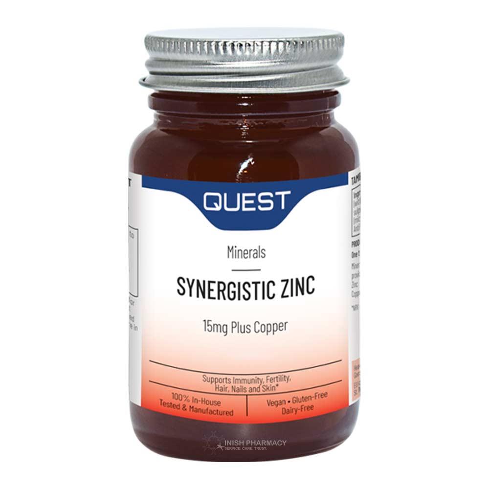 Quest Synergistic Zinc 15mg Plus Copper