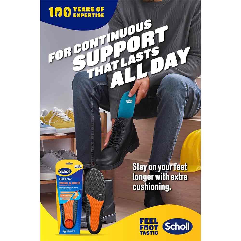 Scholl Gel Activ Work & Boot Insoles