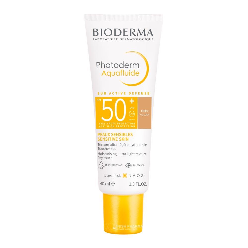 Bioderma Photoderm Aquafluid Golden SPF50 40ml – broad-spectrum SPF for daily sun protection