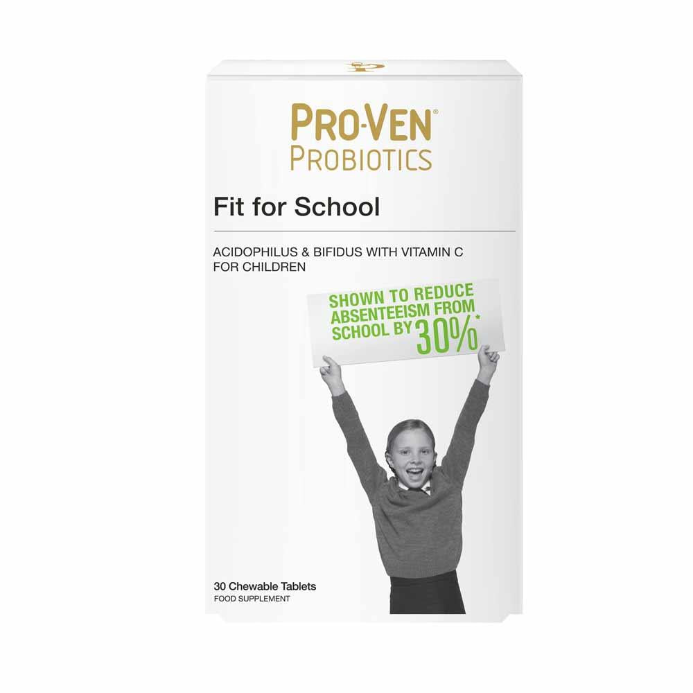Pro-Ven Probiotics Fit for School 30 Chewable Tablets