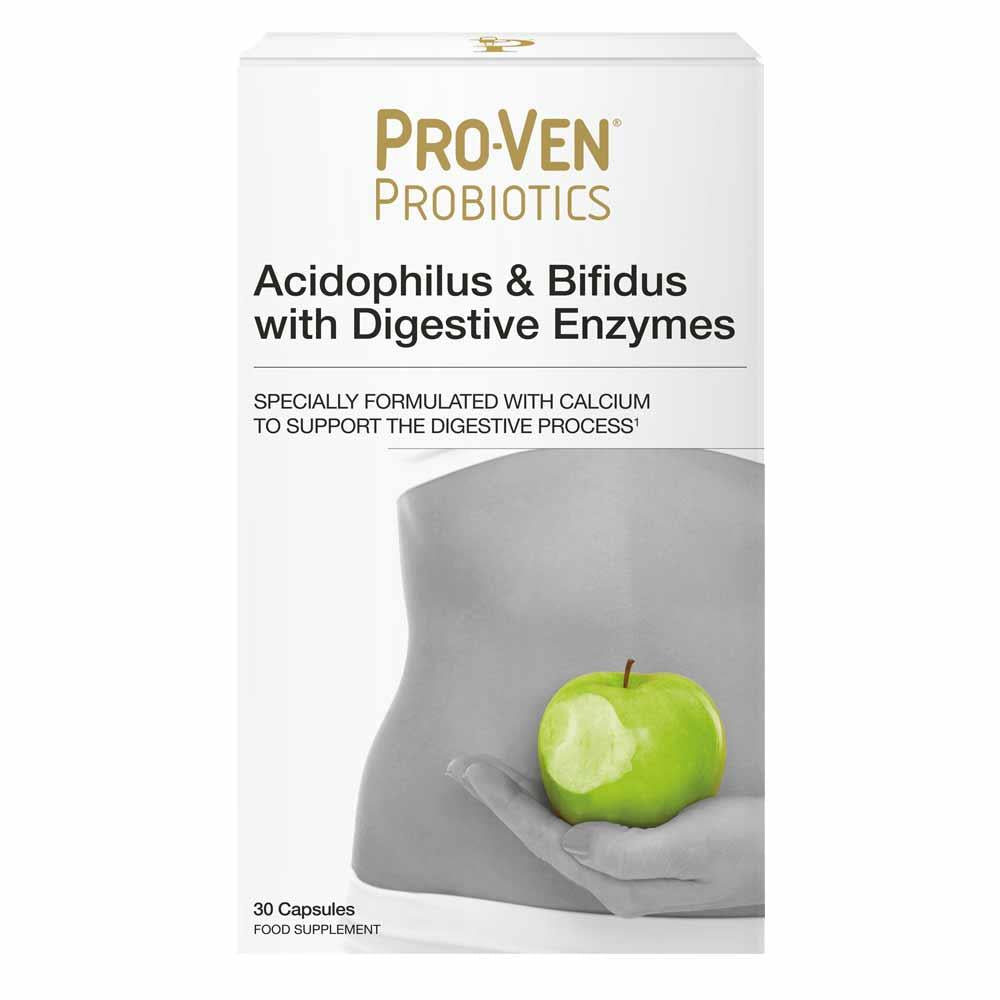 Pro-Ven Probiotics Acidophilus & Bifidus Digestive Enzymes - 30 Capsules
