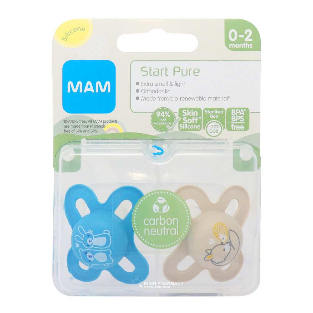 Mam Pure Start 0-2M Soother 2 Pack