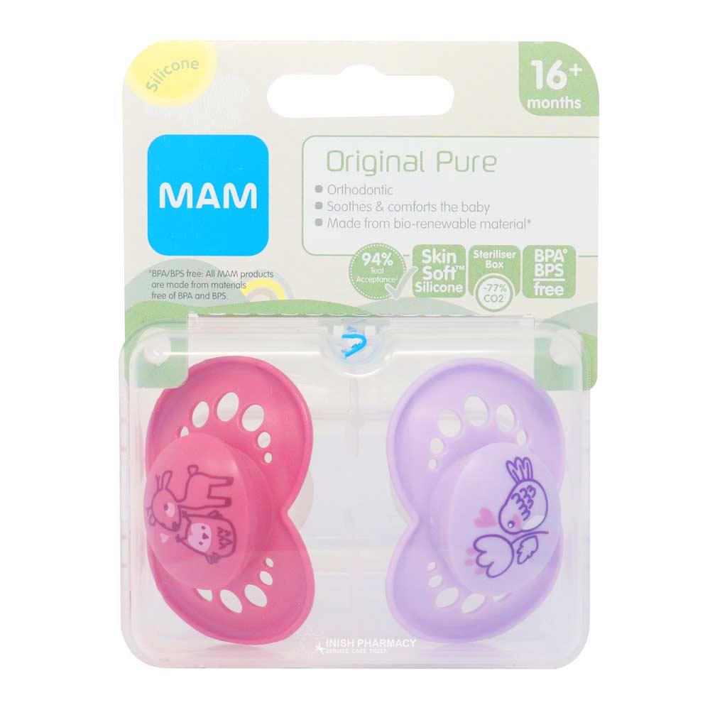 Mam Pure Original 16+M Soother 2 Pack