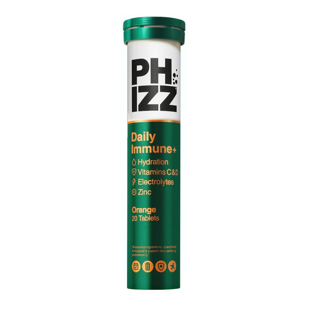 Phizz Daily Immune+ Effervescent Orange 20 Pack