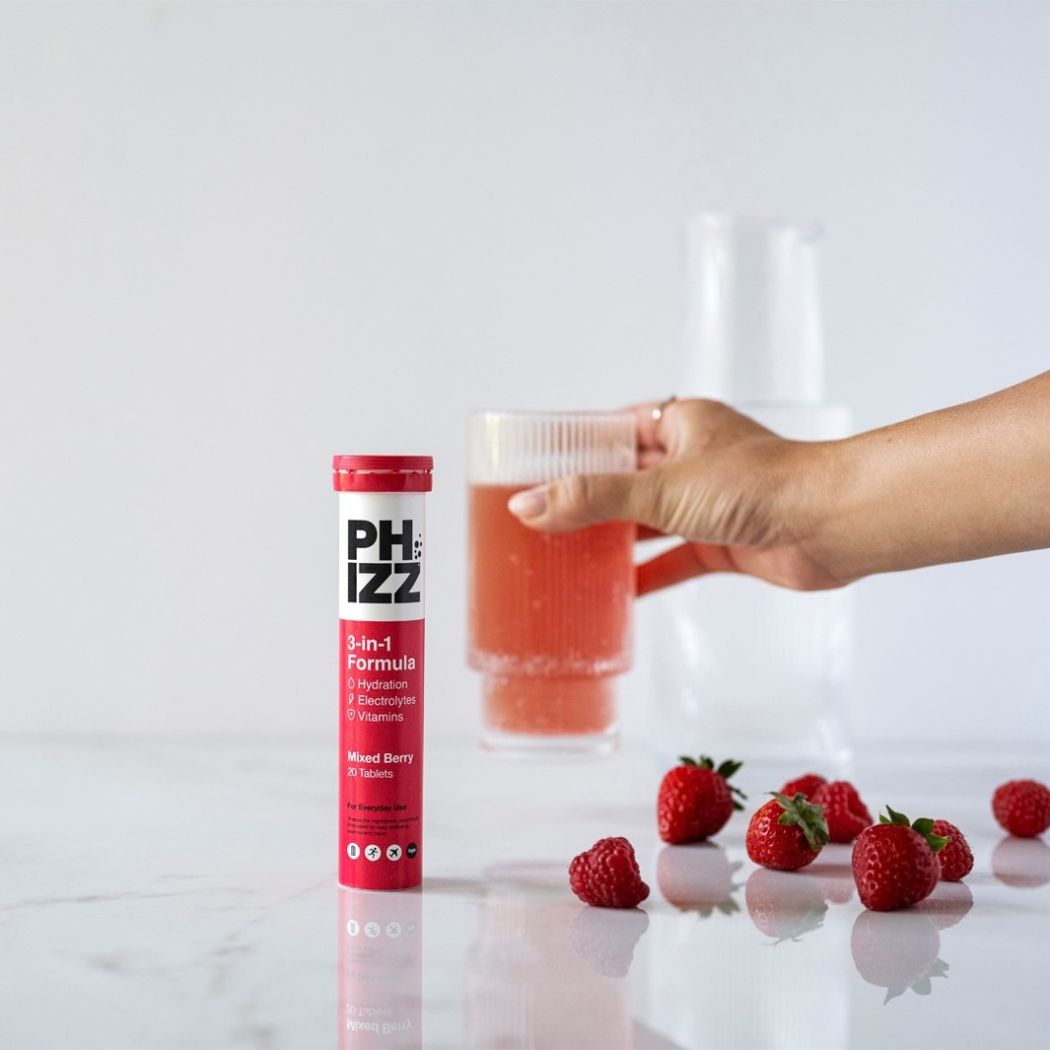Phizz 3-In-1 Effervescent Mixed Berry 20 Pack