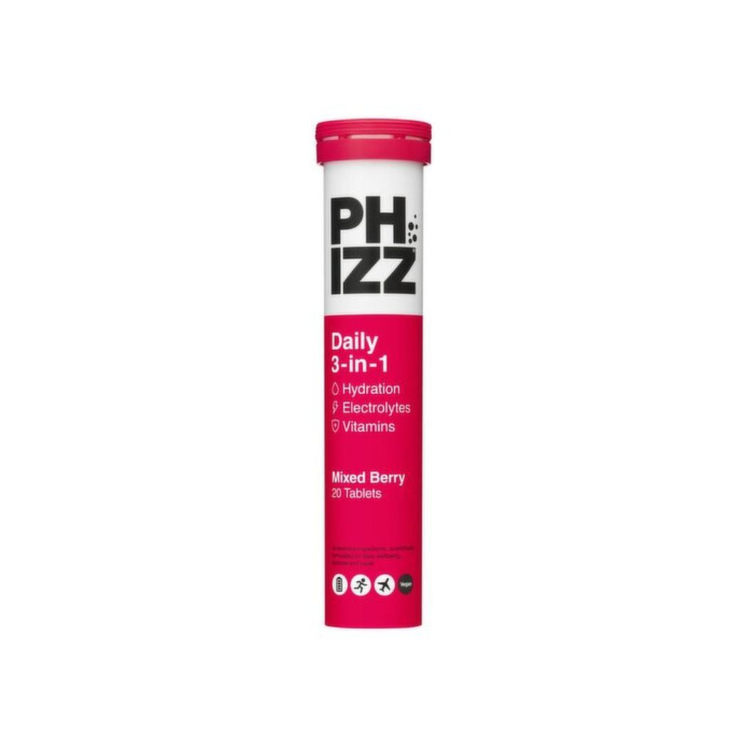 Phizz 3-In-1 Effervescent Mixed Berry 20 Pack