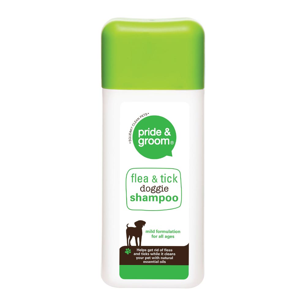 Pride & Groom Flea & Tick Dog Shampoo 300ml