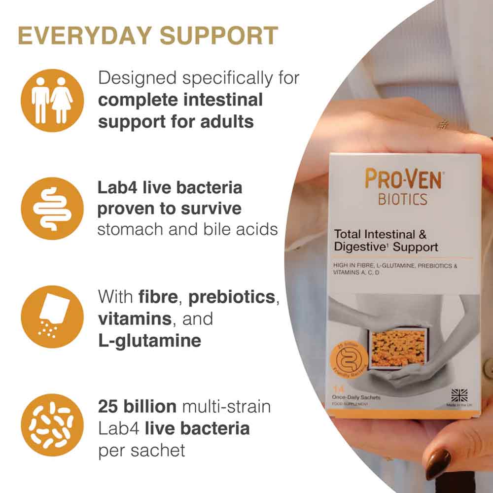 Pro-Ven Biotics Total Intestinal & Digestive Support 14 Sachets