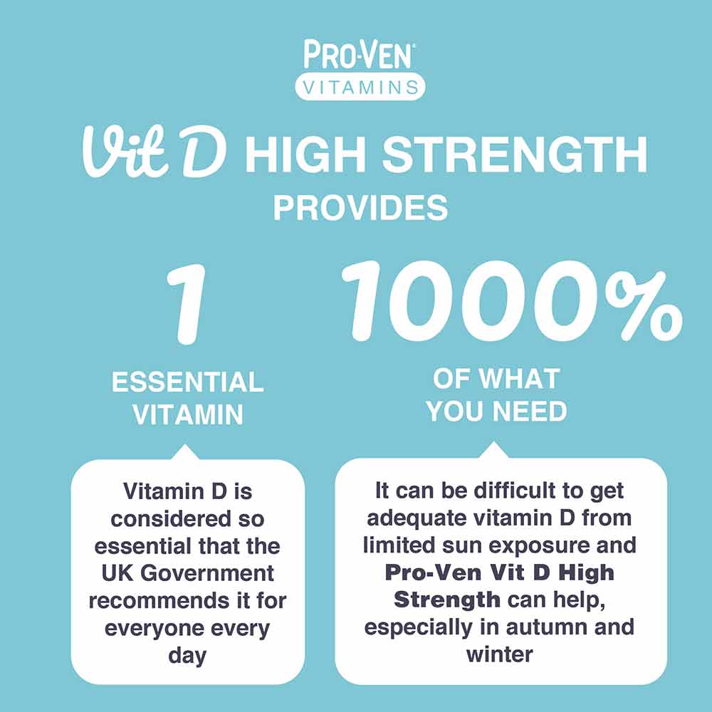 Pro-Ven Vitamins Vitamin D High Strength Fruit Chewables 60 Pack