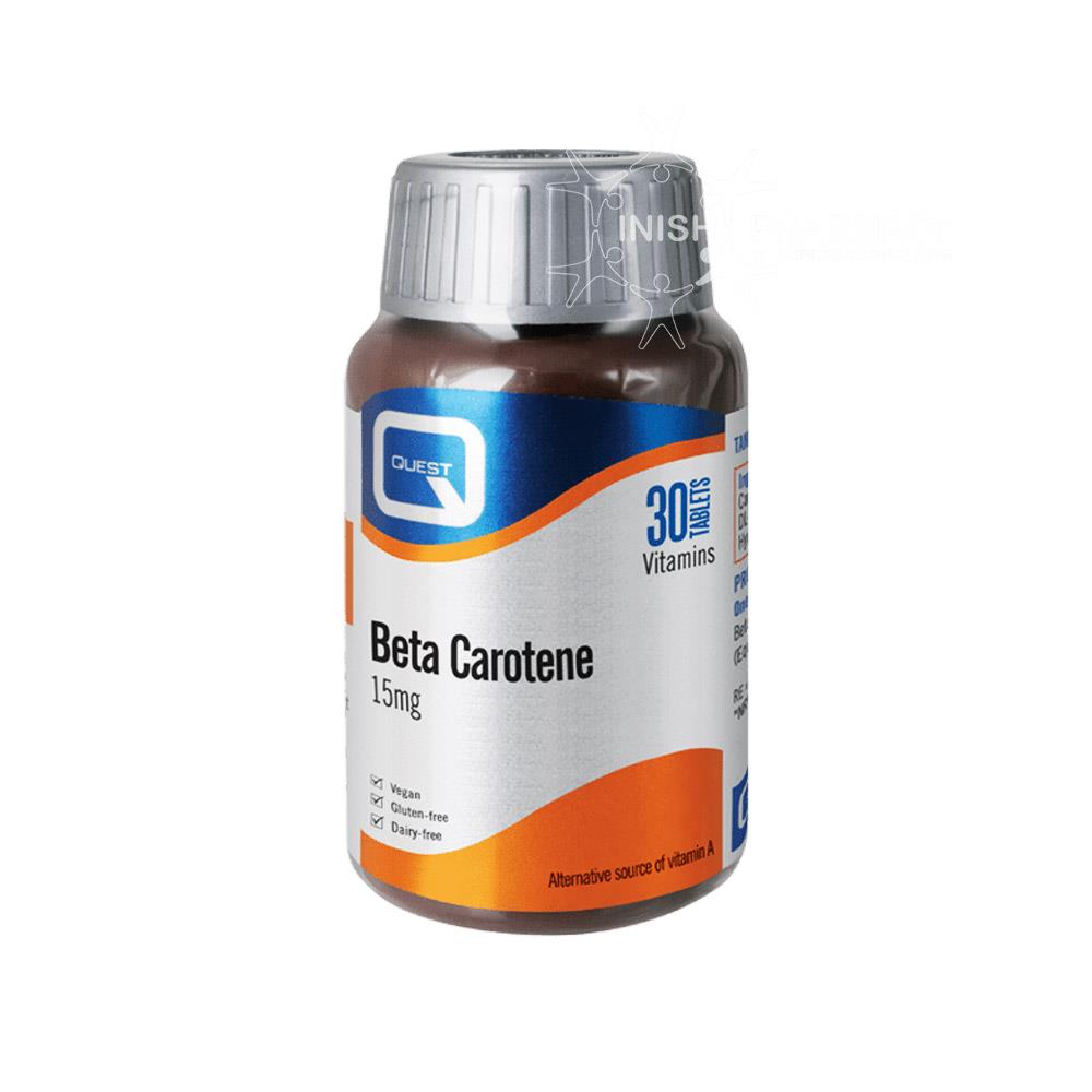 Quest Beta Carotene Vitamin 15mg 30 Pack