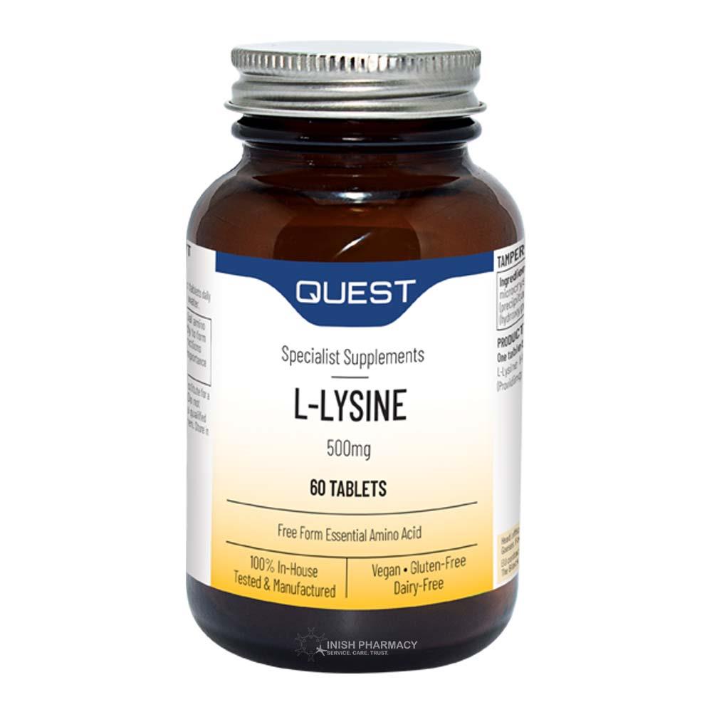 Quest L-Lysine 500mg 60 Pack