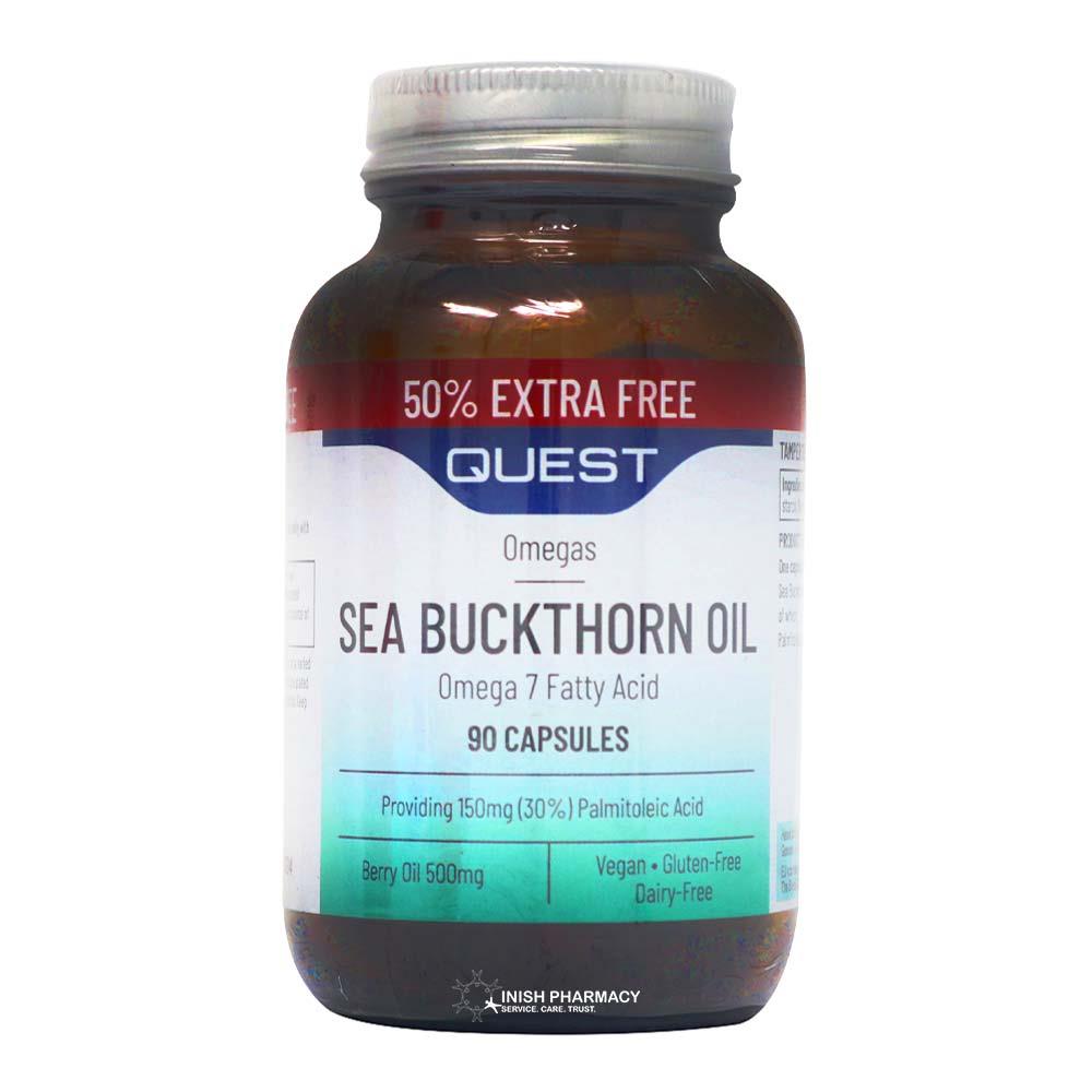 Quest Sea Buckthorn Oil 60 Capsules+ 50% Extra Free (90 Caps)