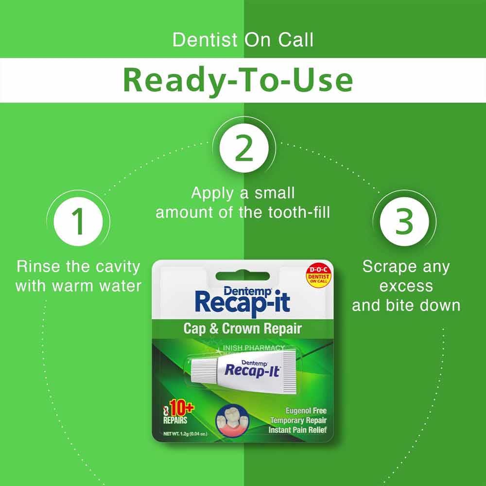 Dentemp Recapit No Mix Cement 1g