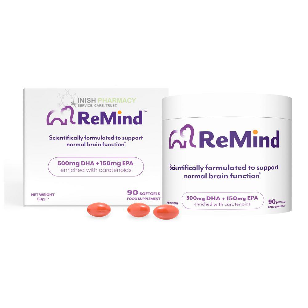 ReMind Formula To Support Brain Function 90 Softgels