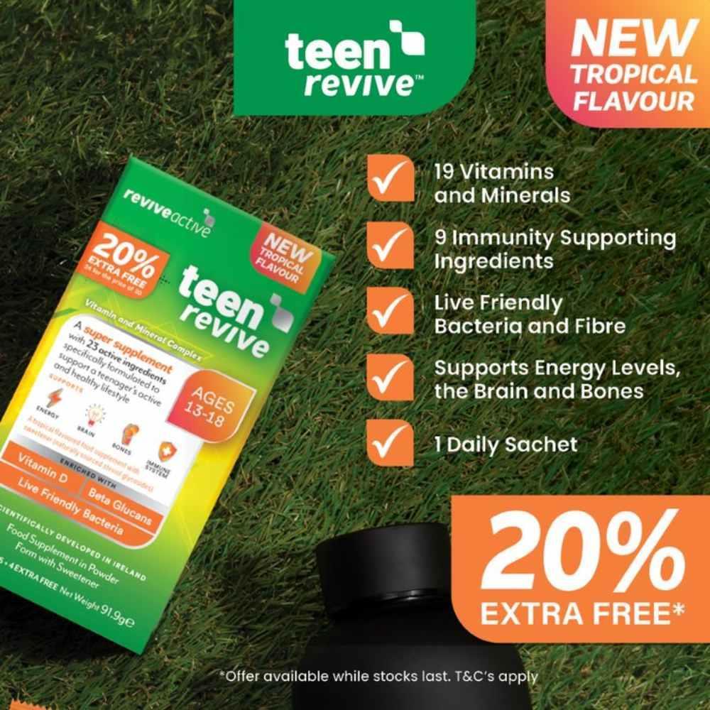 Revive Active Teen Revive Tropical Flavour 20 Sachets