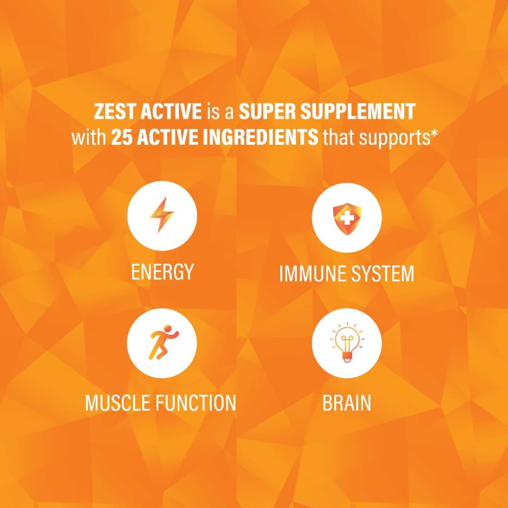 Revive Active Zest Active Food Supplement 30 Sachets