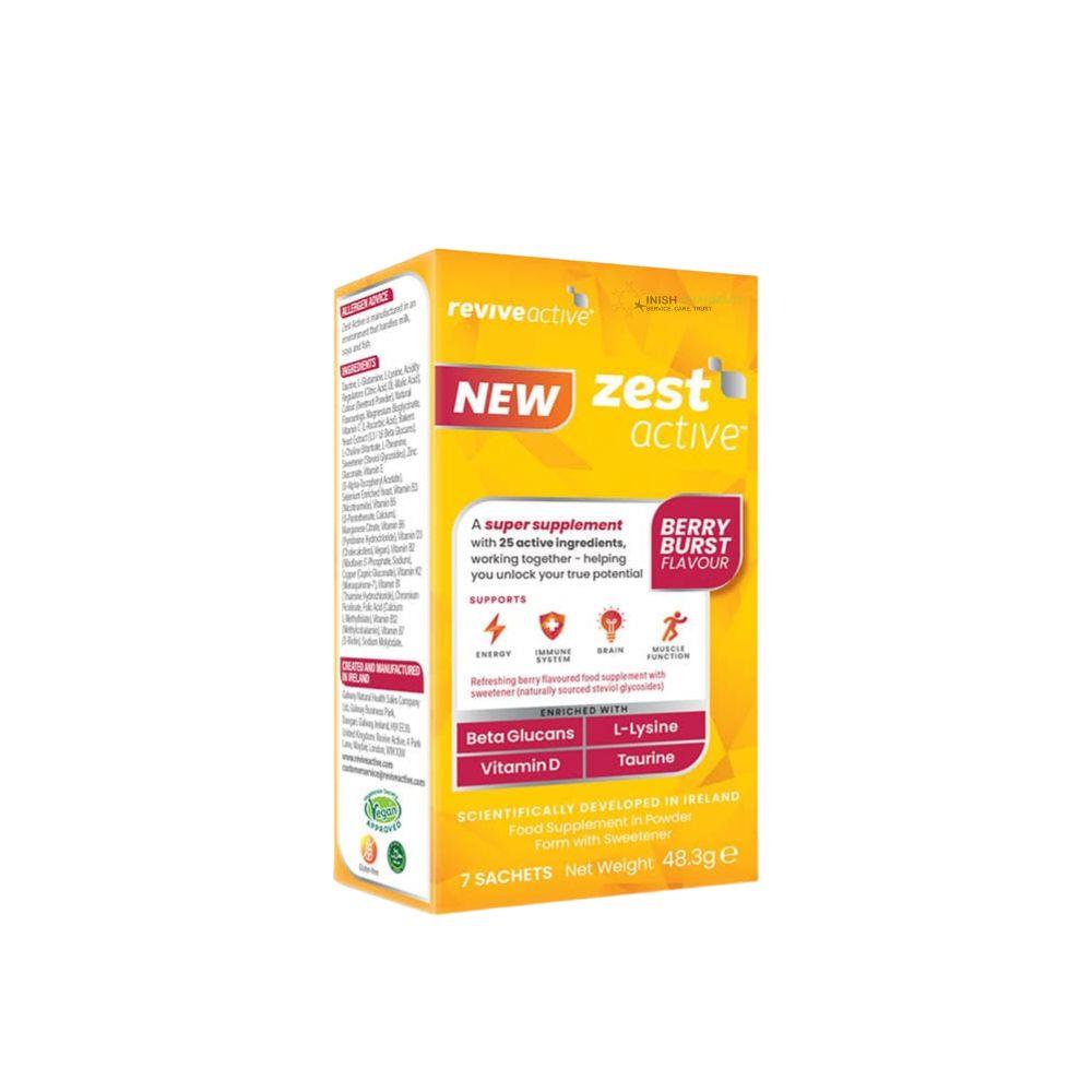Revive Active Zest Active Berry Burst Food Supplement 7 Sachets