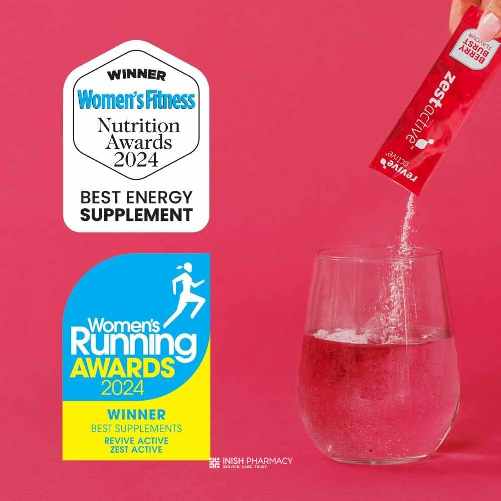 Revive Active Zest Active Berry Burst Food Supplement 30 Sachets + 20% Extra Free