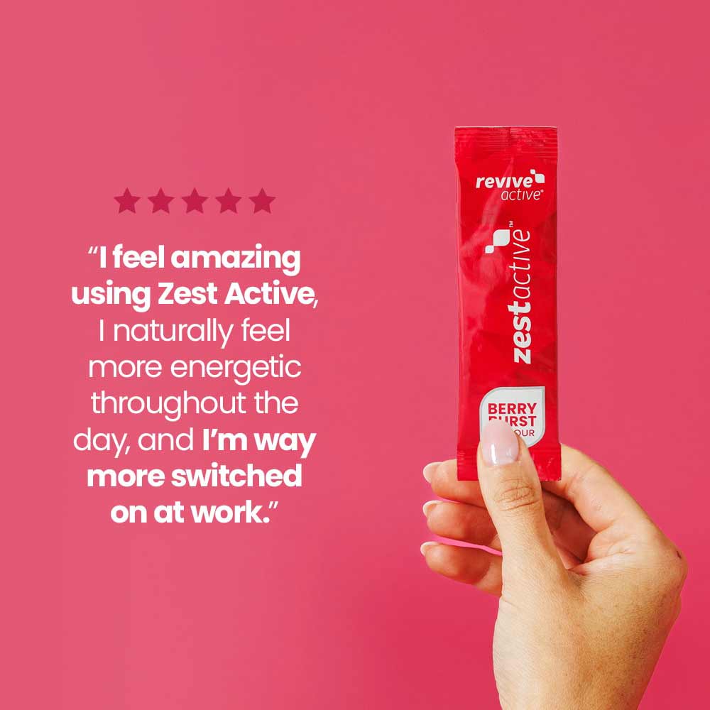 Revive Active Zest Active Berry Burst Food Supplement 7 Sachets