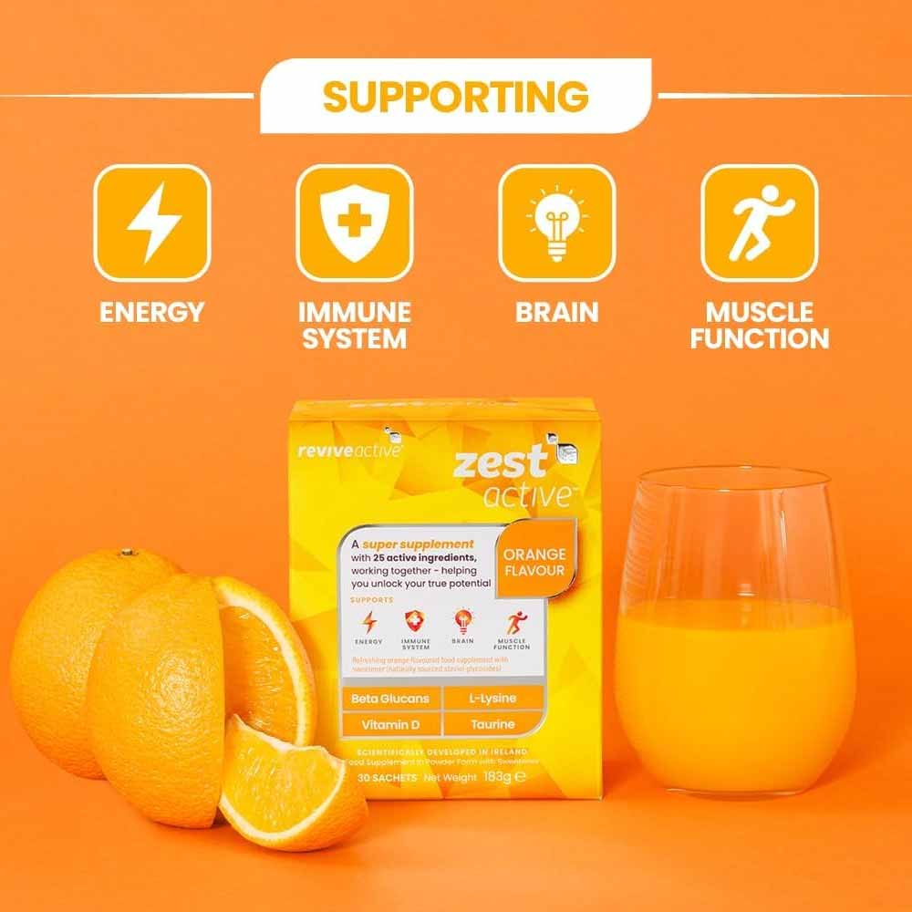 Revive Active Zest Active Food Supplement 7 Sachets
