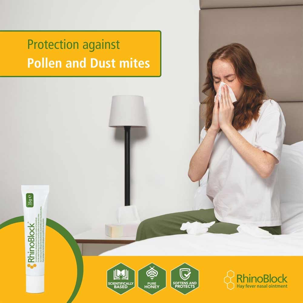 RhinoBlock Hay Fever Nasal Ointment 15g