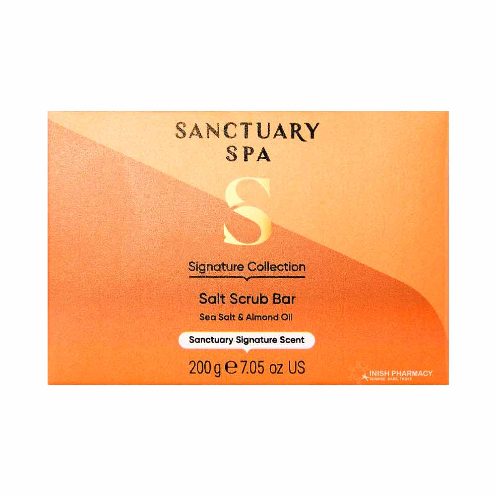 Sanctuary Spa Salt Scrub Bar 200g
